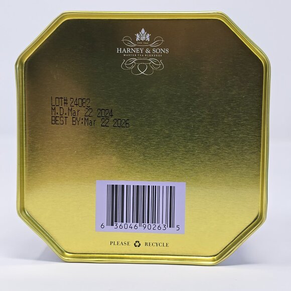 Harney & Sons Snow White Princess Blend Tea Tin – Empty Collectible Container - Picture 8 of 10